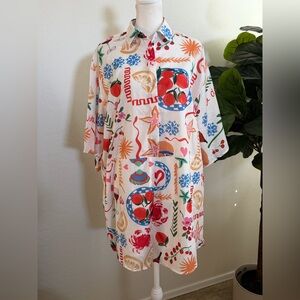 PETAL & PUM Mixed Print Romper